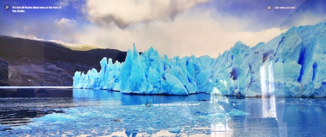melting glacier